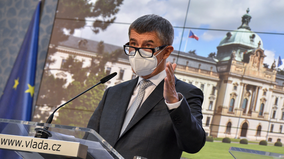 Premiér Andrej Babiš (ANO).