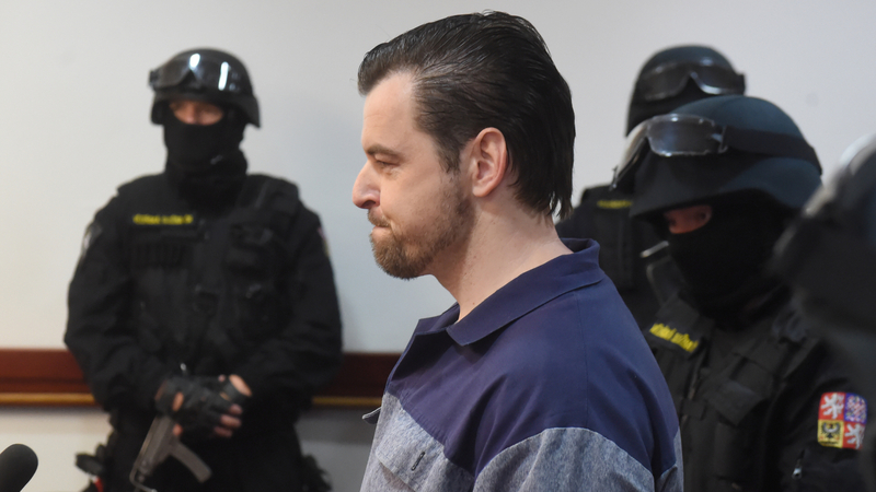 Petr Kramný u soudu.