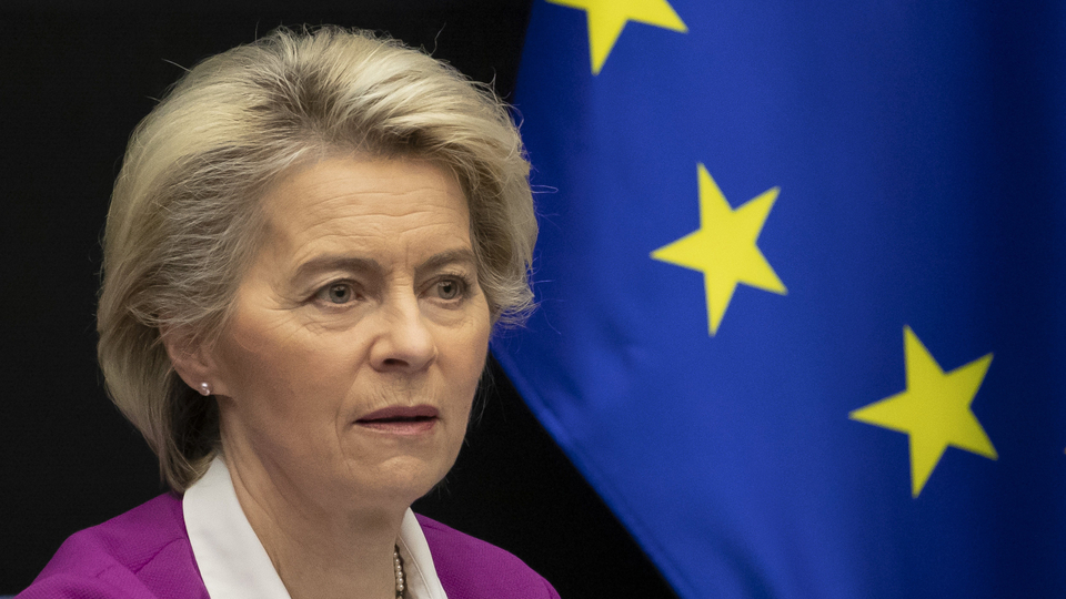 Předsedkyně unijní exekutivy Ursula von der Leyenová.