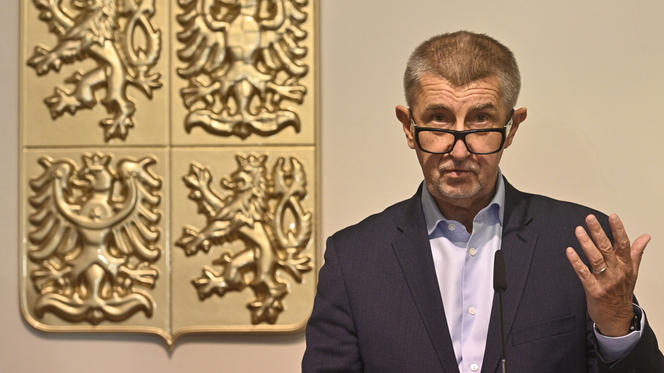 Premiér v demisi Andrej Babiš (ANO).