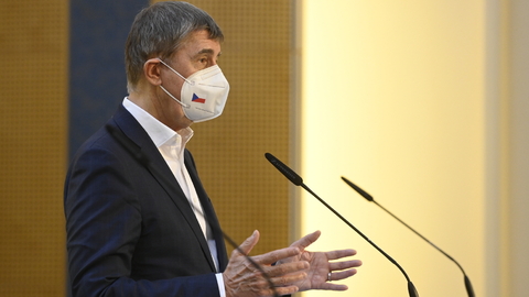 Premiér v demisi Andrej Babiš (ANO).