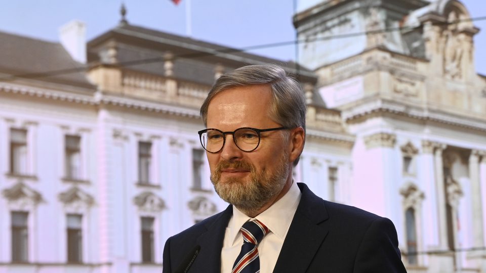 Premiér České republiky Petr Fiala (ODS).