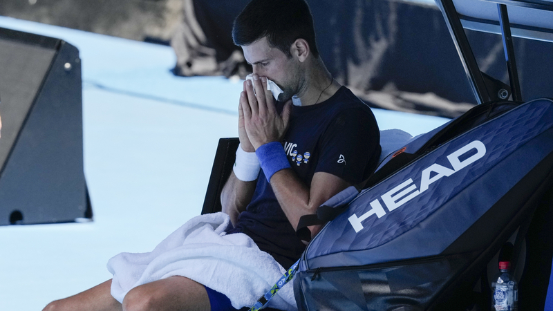 Srbský tenista Novak Djokovič.