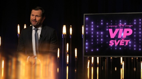 Moderátor pořadu Jaromír Soukup.