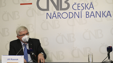 Guvernér České národní banky Jiří Rusnok.