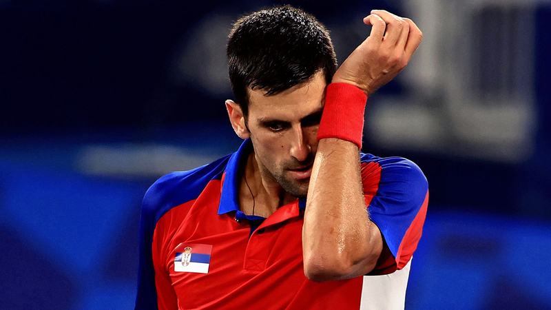 Světová tenisová jednička Novak Djokovič.