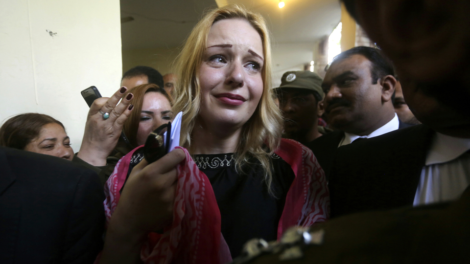 Češka Tereza Hlůšková, kterou celníci v lednu 2018 zadrželi na letišti v pákistánském Láhauru s devíti kilogramy heroinu.