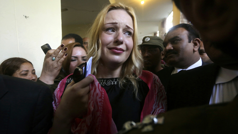 Češka Tereza Hlůšková, kterou celníci v lednu 2018 zadrželi na letišti v pákistánském Láhauru s devíti kilogramy heroinu.