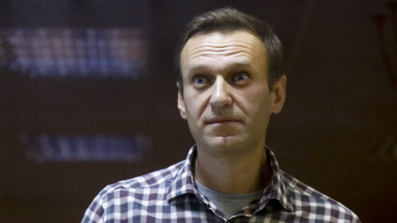 Uvězněný ruský opoziční politik Alexej Navalnyj.