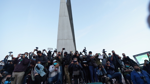 Demonstrace v Mexiku.