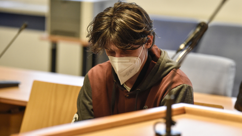 Obžalovaný Roman Valigura u soudu.