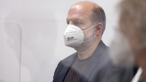 Německý zločinec Thomas Drach u soudu.