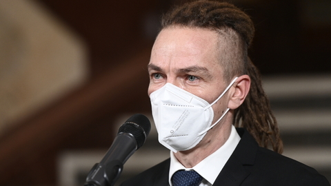 Ministr pro místní rozvoj a digitalizaci Ivan Bartoš (Piráti).