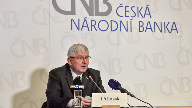 Guvernér České národní banky Jiří Rusnok.