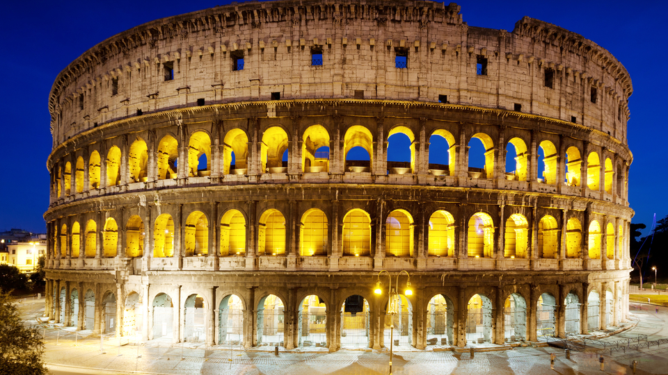 Koloseum v Římě.