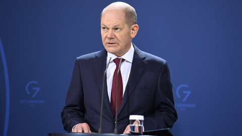 Německý kancléř Olaf Scholz.