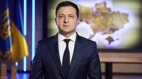 Ukrajinský prezident Volodymyr Zelenskyj.