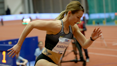 Bývalá česká atletka Denisa Helceletová (dříve Rosolová).