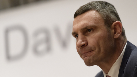 Starosta Kyjeva Vitalij Kličko.