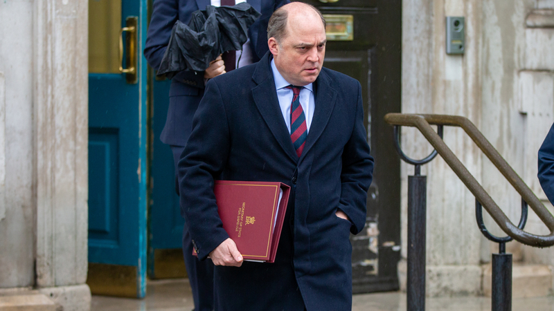 Britský ministr obrany Ben Wallace.