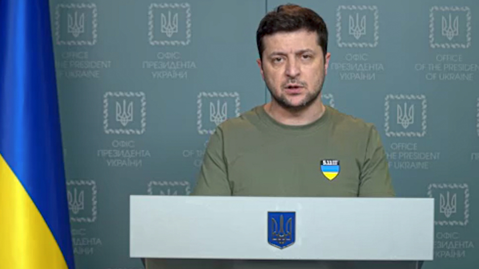 Ukrajinský prezident Volodymyr Zelenskyj.