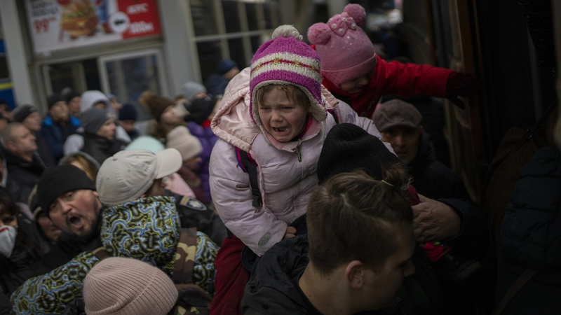 Válečný konflikt na Ukrajině.