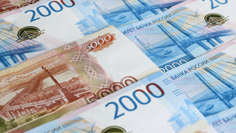 Ruský rubl (ilustrační foto).