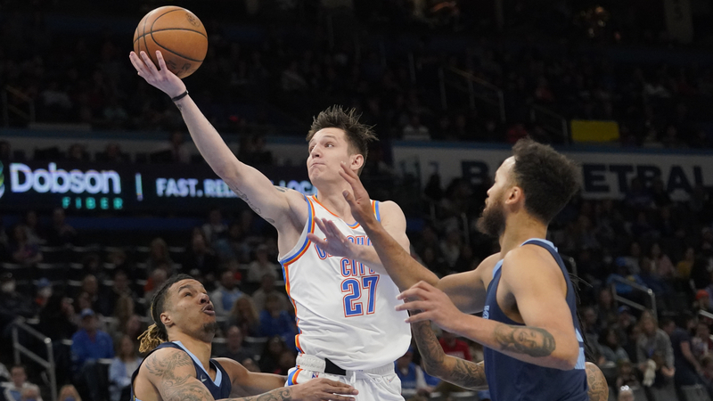 Vít Krejčí se proti Memphisu bodově neprosadil.