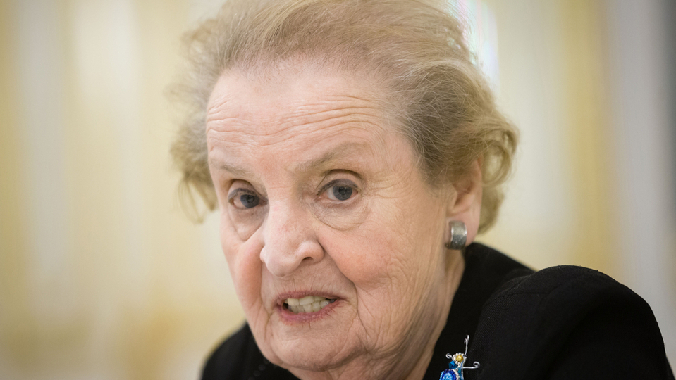 Bývalá ministryně zahraničí USA Madeleine Albrightová na archívním snímku.