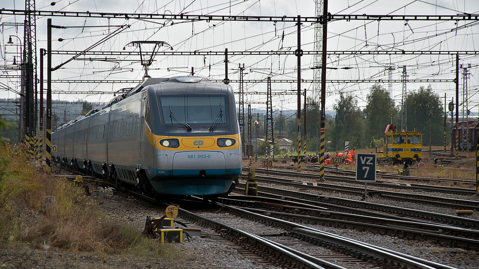 Vlak Českých drah (ilustrační foto).