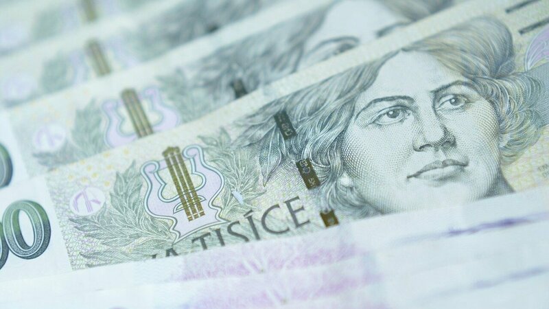 České bankovky (ilustrační foto).