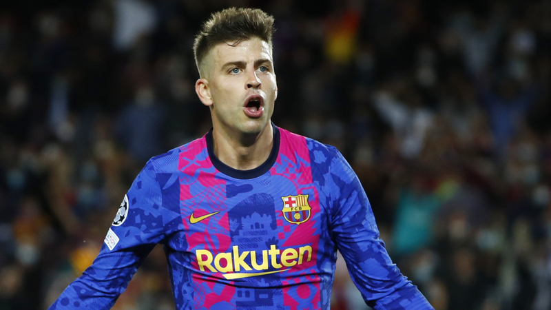 Fotbalista Barcelony Gerard Piqué.