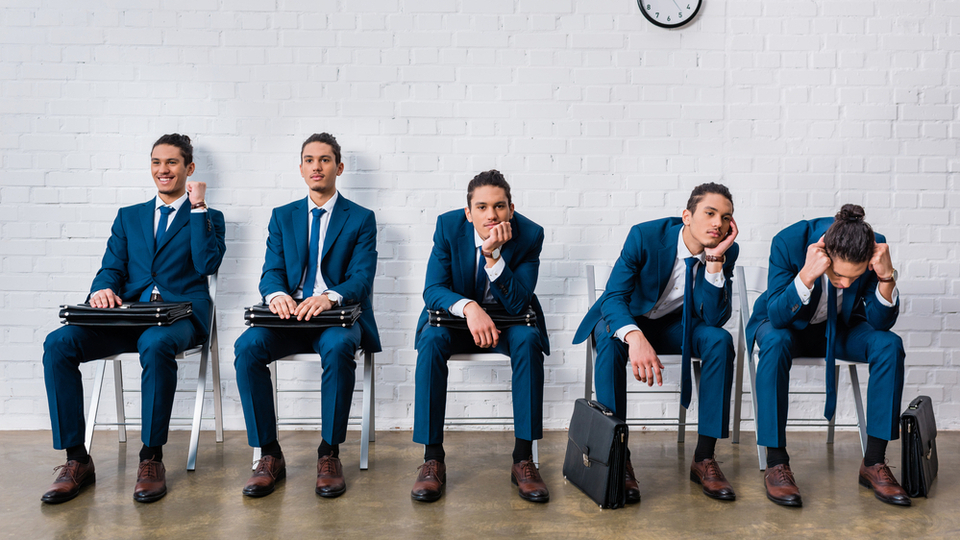 Čekání na pracovní pohovor (ilustrační foto).