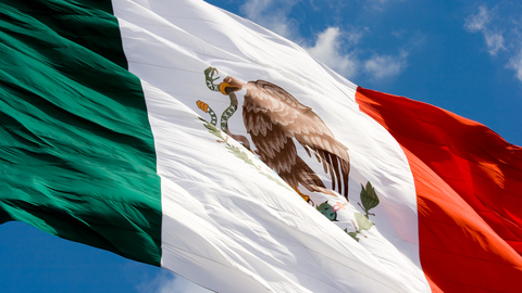 Mexická vlajka (ilustrační foto).