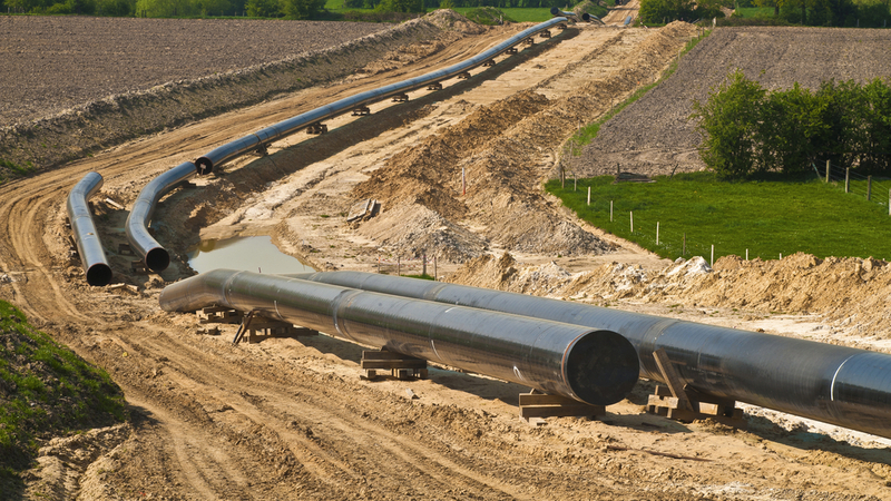 Výstavba plynovodu (ilustrační foto).