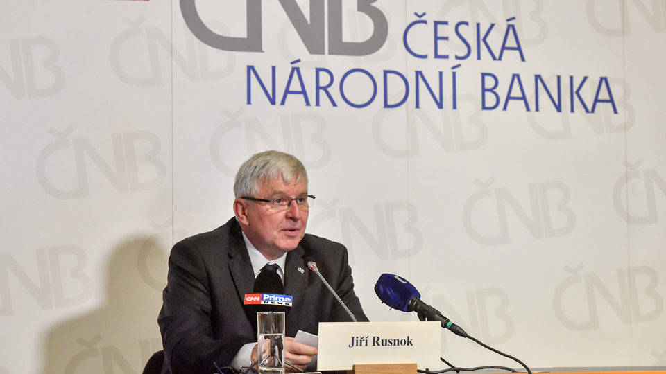 Dosluhující guvernér České národní banky Jiří Rusnok. 