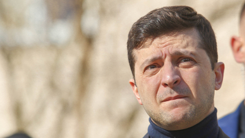 Ukrajinský prezident Volodymyr Zelenskyj.