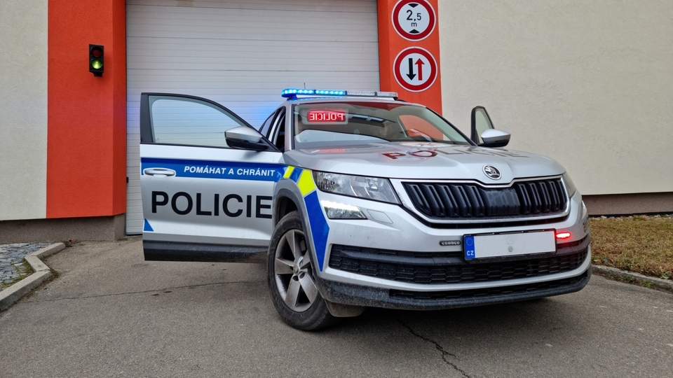 Služební vůz policie České republiky (ilustrační foto).