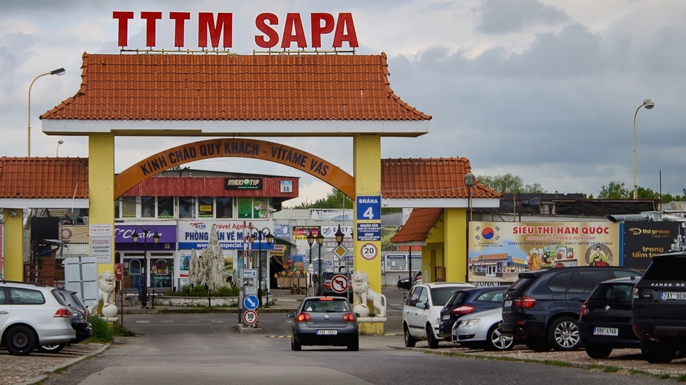 Vietnamská tržnice Sapa v Praze (ilustrační foto).