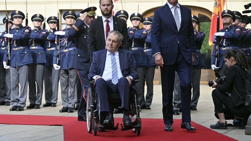 Setkání českého prezidenta Miloše Zemana a prezidenta Černé Hory Mila Djukanoviče., 13. září 2022, Praha.