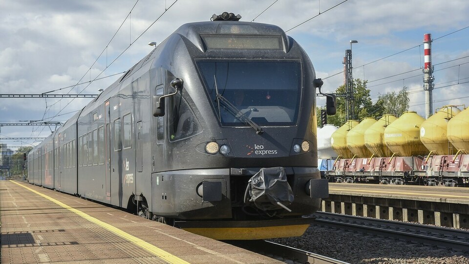 Vlak společnosti Leo Express.