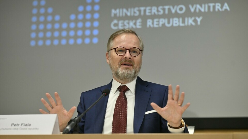 Předseda vlády České republiky Petr Fiala (ODS).