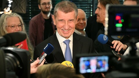 Hnutí ANO oficiálně představilo Andreje Babiše (na snímku) jako svého prezidentského kandidáta, 31. října 2022, Praha.