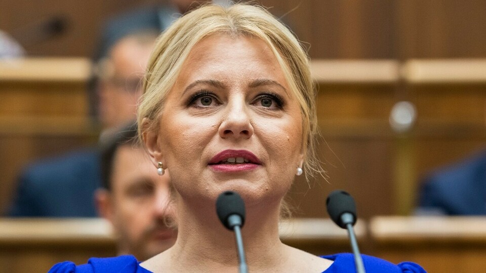 Slovenská prezidentka Zuzana Čaputová.