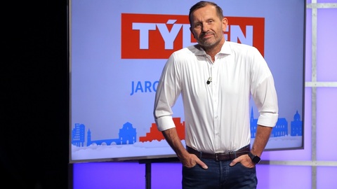 Moderátor pořadu Jaromír Soukup.