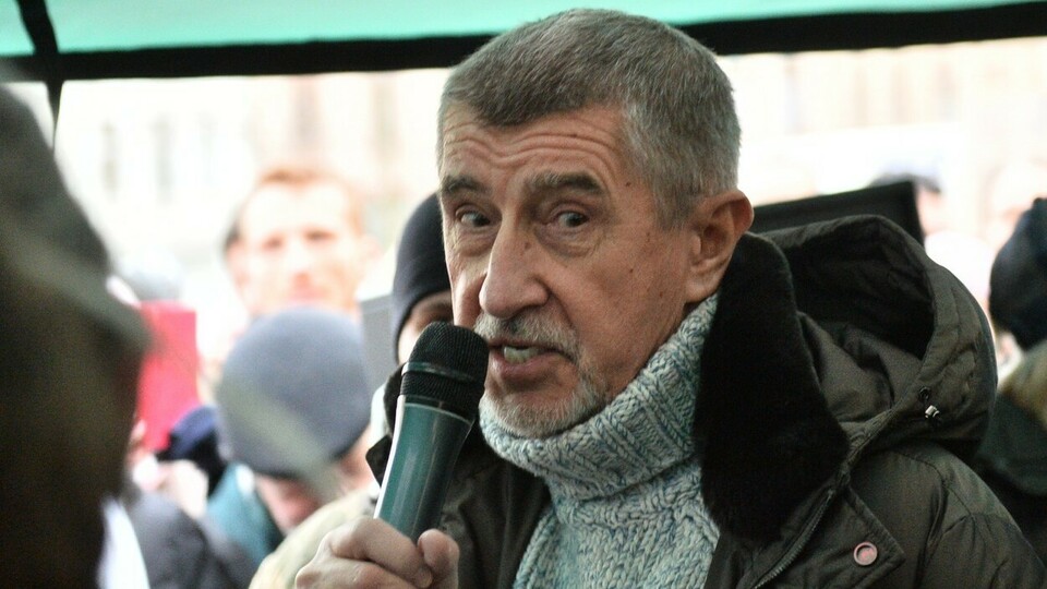 Předseda hnutí ANO a kandidát na prezidenta ČR Andrej Babiš.