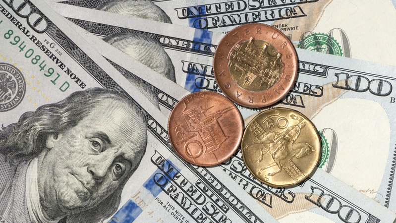 Koruna posiluje nejen vůči doalru.