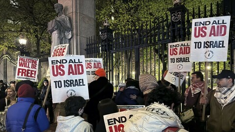 Exprezident Trump kritizoval propalestinské demonstrace na amerických univerzitách