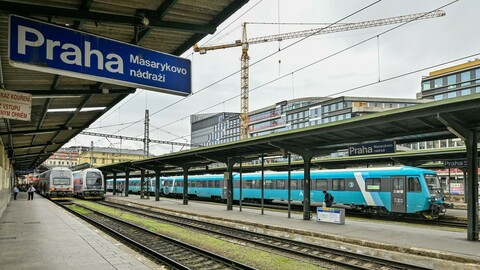 V okolí Masarykova nádraží v centru Prahy dnes začíná rekonstrukce tramvajové trati